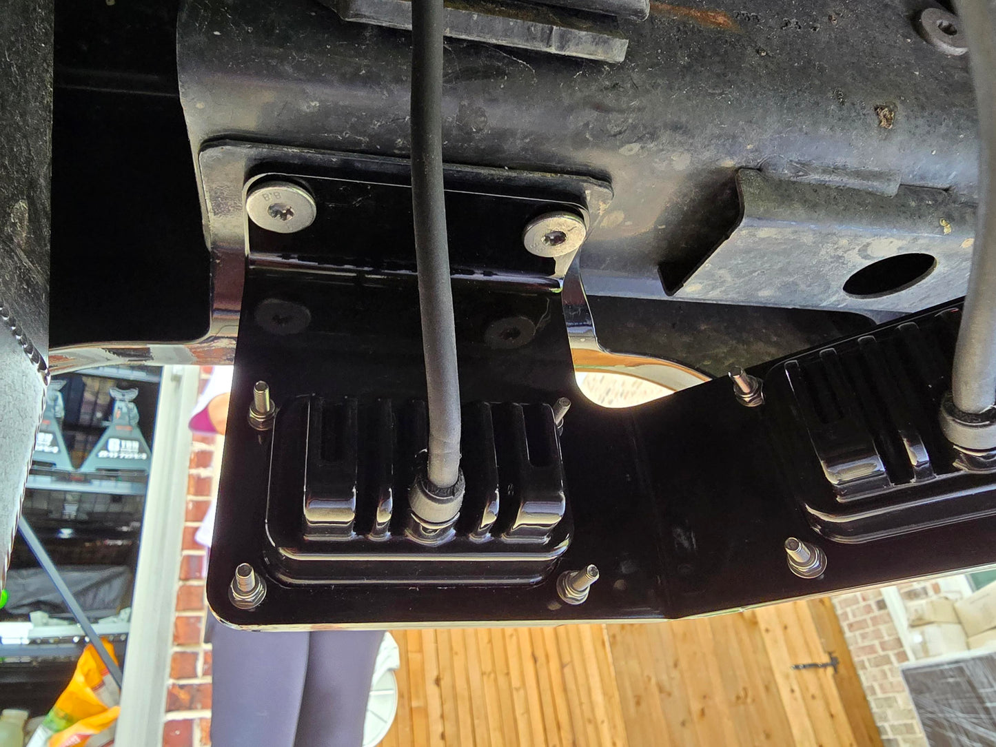 Dual Pod Rear Bumper Light Bracket for Baja Designs S2 LED for 2023+ Ford Super Duty