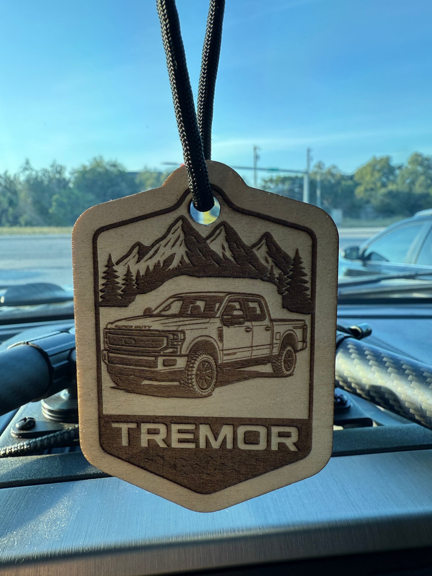 Ford Tremor Wooden Hang Tag Laser Engraved Basswood (BOGO Half Off!)