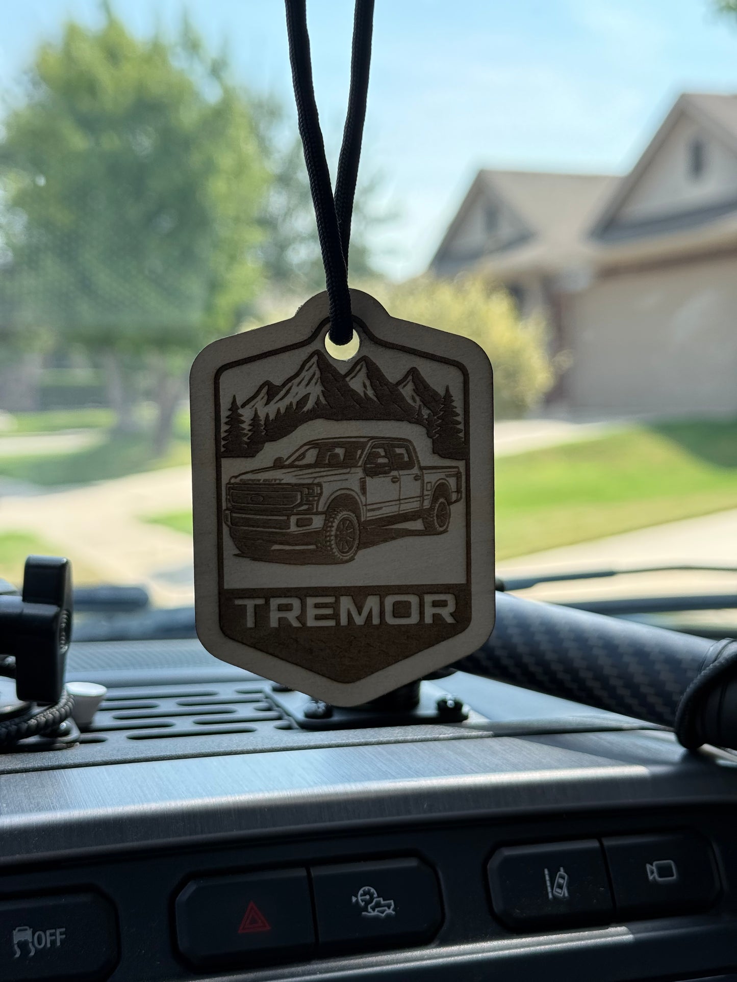 Ford Tremor Wooden Hang Tag Laser Engraved Basswood (BOGO Half Off!)