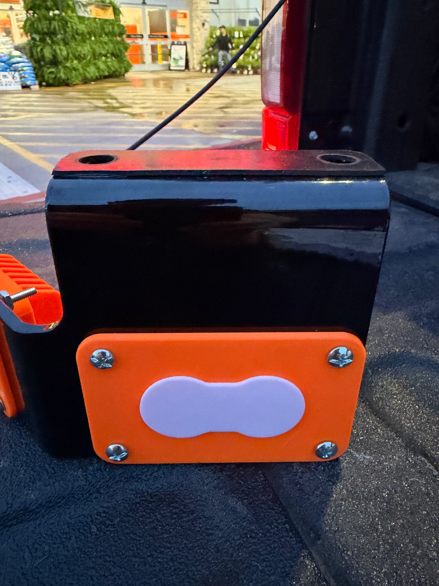 Dual Pod Rear Bumper Light Bracket for Baja Designs S2 LED for 2023+ Ford Super Duty and Carli Trophy Hitch