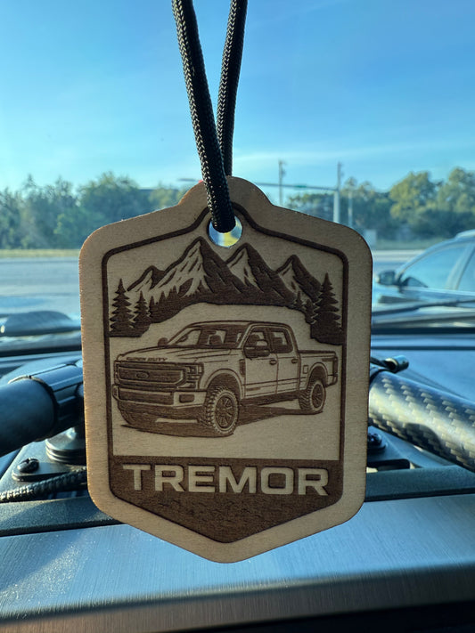 Ford Tremor Wooden Hang Tag Laser Engraved Basswood (BOGO Half Off!)