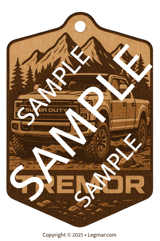 Ford Tremor Hang Tag Artwork Digital Download